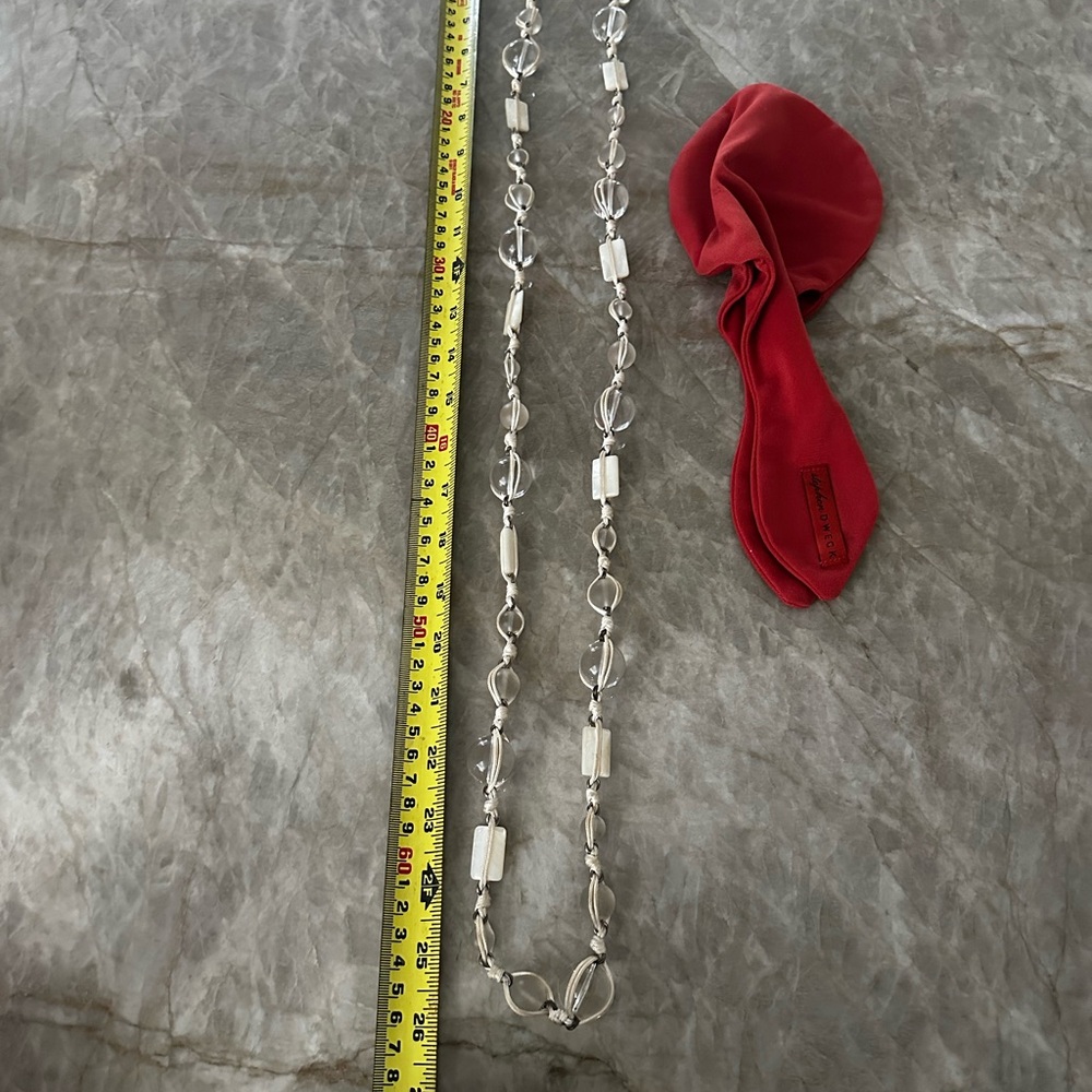 Stephen Dweck Cream and White Statement Necklace